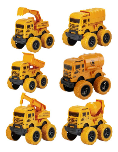 Carros Carritos De Juguete Para Niños Cat Construcción 10 Cm