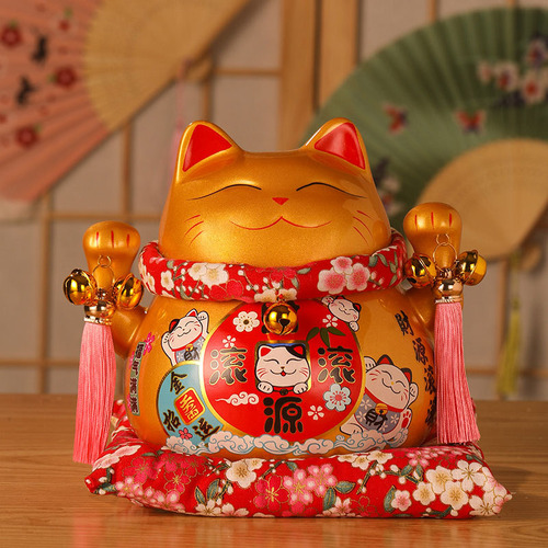 Gato Zhong Kui De 7 Pulgadas, Dinero Grande De Maneki Neko L