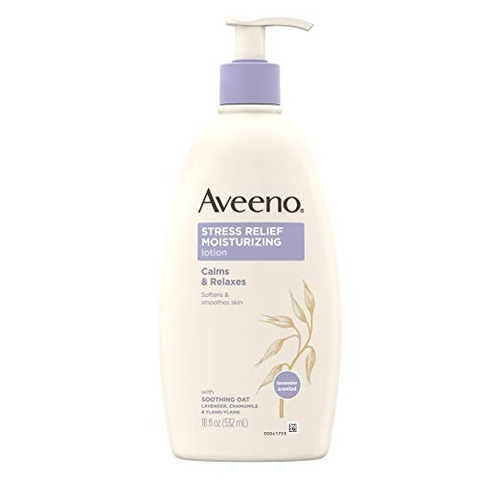 Crema Aveeno Stress Relief Loción Hidratante Aceites Esencia