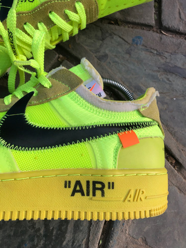Zapatillas Americanas Nike Off-white X Air Force 1 Low Volt (Usado)