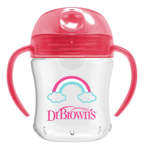 Vaso Entrenador Dr Browns 6 Oz Rosado