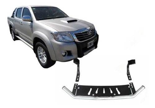 Defensa Baja Talampaya Acero Inoxidable Hilux 2013 2014 2015