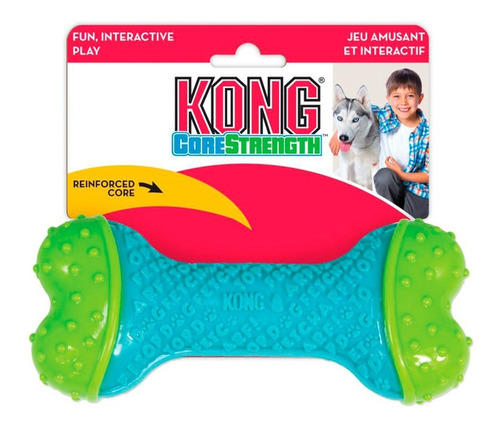 Juguete Kong Corestrength Bone Para Tu Mascota Talla M/l