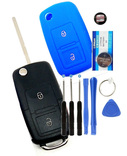 Imagen 1 de 6 de Carcasa Llave Control Seat Ibiza Cordoba Leon Toledo 2 Boton