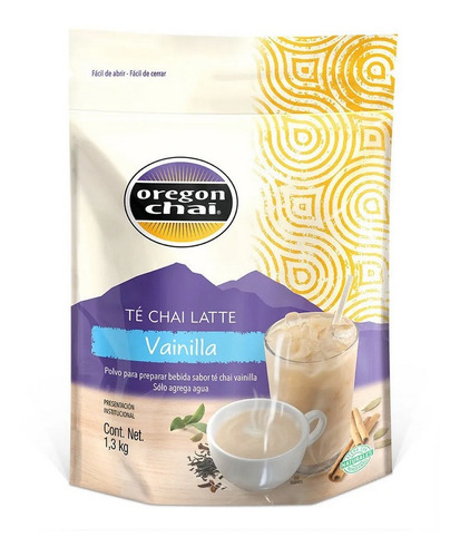 Oregon Chai Bolsa 1.3 Kg Sabor Vainilla