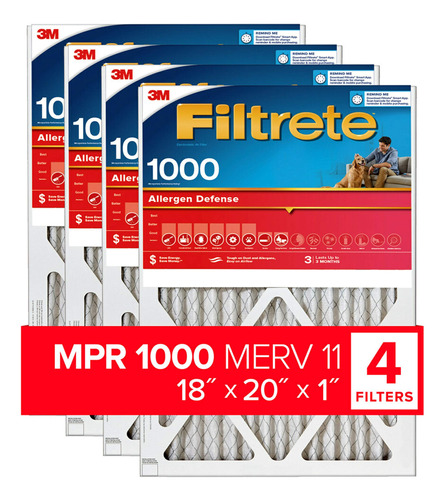 Filtro Aire Para Acondicionado Calefactor Mpr Merv Defensa