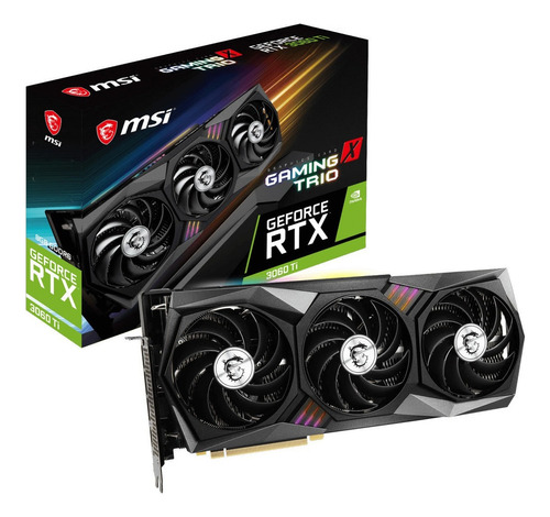 Placa de video Nvidia MSI  Gaming X Trio GeForce RTX 30 Series RTX 3060 Ti GEFORCE RTX 3060 TI GAMING X TRIO 8GB