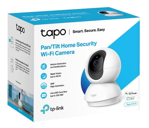 Tapo C210 3mp 2k  Cámara Wi-fi De Vigilancia Interior 360º