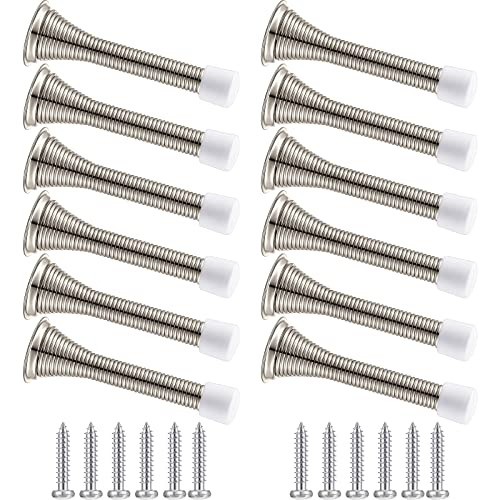 Tapones De Puerta Con Resorte Para Montaje En Pared, 60 Unid