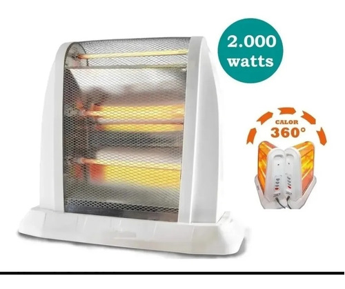Imagen 3 de 5 de Estufa Infrarroja 5 Velas 2000w Multidireccional Gacyf