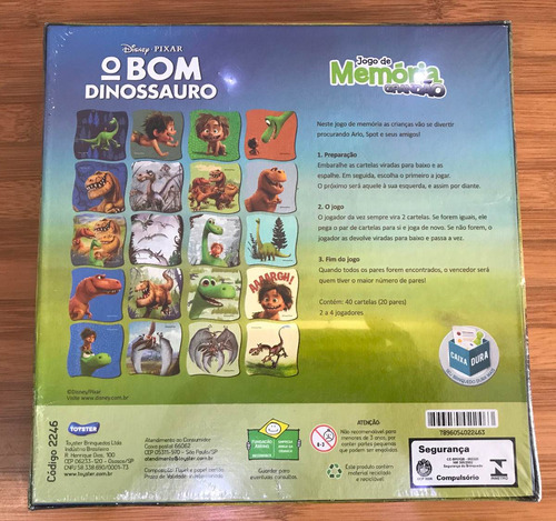 Jogo Memória O Bom Dinossauro
