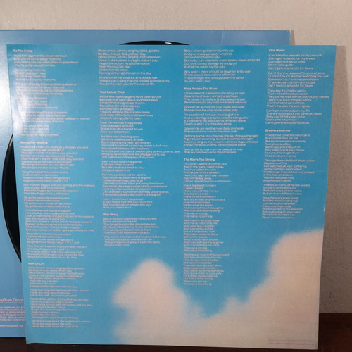 Imagem 5 de 6 de Vinil Lp Dire Straits Brothers In Arms Encarte Poster Ótimo