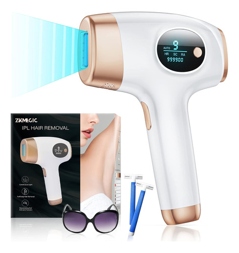 Depiladora Laser, Zkmagic Depiladora Luz Pulsada