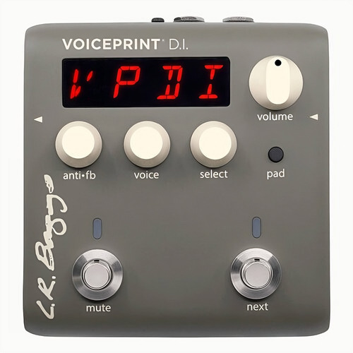 Pedal Lr Baggs Voiceprint Di - Impulse Response Para Violão Cor Cinza