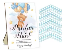 Comprar Juegos De Caza De Chupetes De Baby Shower De Oso, Juegos Par