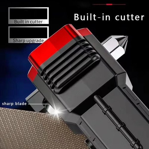 Linterna Led De Carga Usb, Luz Lateral Cob Con Martillo De S