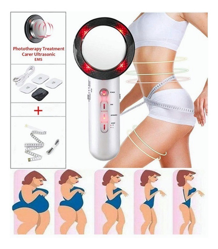 3 En 1 Masajeador Adelgazante Corporal Ems Ultrasónico Body