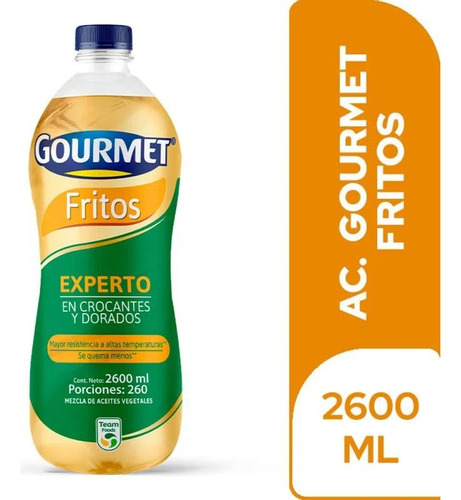 Aceite Gourmet Fritos 2600 Ml - L a $39900