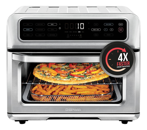 Horno Freidora Chefman Pantalla Tactil 20 Lt Acero Inoxidabl