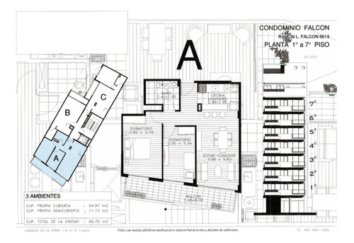 3 Amb En Construccion 67m2 - Ramon Falcon 6600 Villa Luro