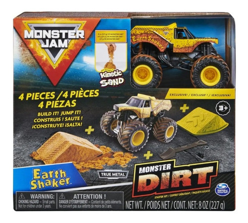 Monster Jam Set De Juego Monster Dirt Basico Earth Shaker