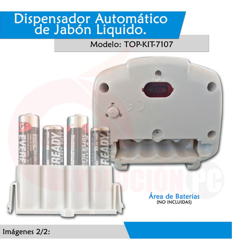 Dispensador De Jabon Liquido Para Manos Automatico V1