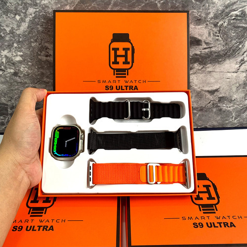 Smartwatch Deportivo Bluetooth De Gama Alta S9 Ultra Color De La Caja Negro