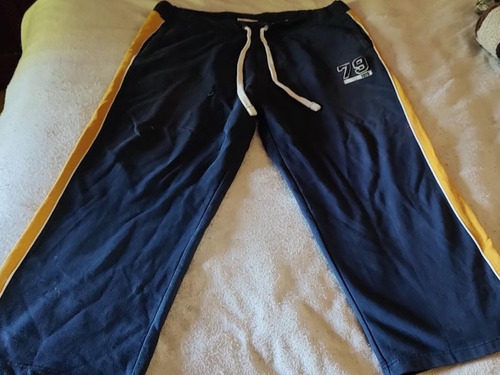 Pants Abercrombie 2xl Azul Y Oro Original Gym Fitness 