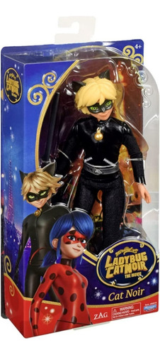Muñeca Aarticulada Cat Noir Miraculous La Película
