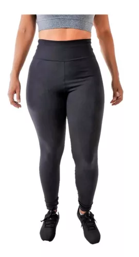 Calça Legging Feminina Poliamida Tecido Grosso E Reforçado