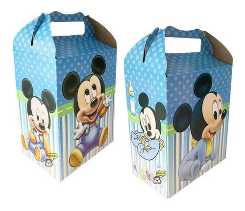 Mickey Mouse Bebé Caja Dulceras Dulceros Mickey Bebé Fiesta