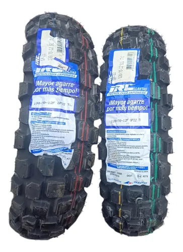 Kit Llantastaco Irc 130/70-12+120/70-12 Bws/dynamic/agylity