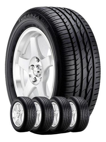 Kit 5u 205/55 R16 Turanza Er300 Corolla Envío $0 + 5 Válv $0