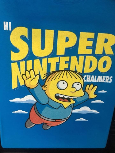 Hi Super Nintendo Chalmers - Animacion - Polera