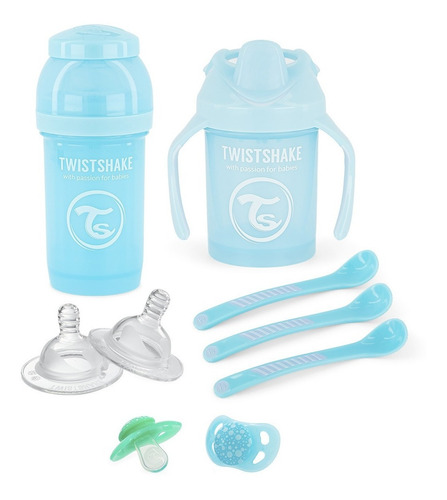 Set De Recién Nacido Azul 9 Piezas Twistshake