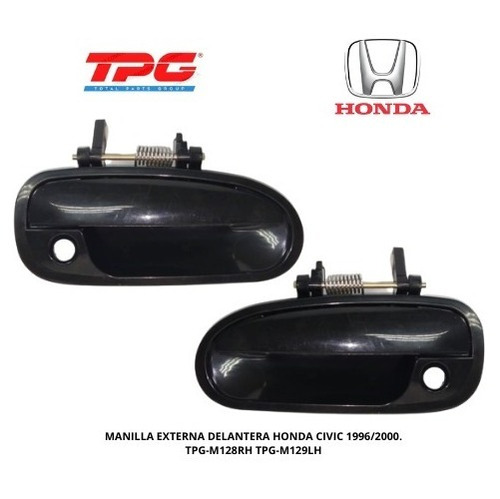 Manilla Externa Honda Civic Delantera Trasera 1996 - 2000