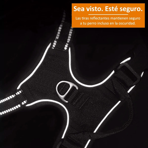 Pechera Para Perro Arnés Ajustable Reflectantes Con Correas
