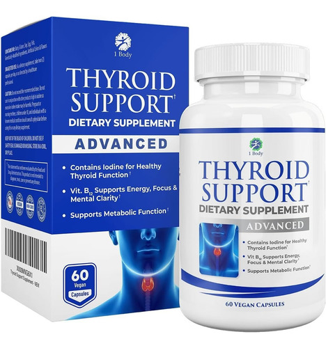 Suplemento Con Yodo Para Tiroides, Fórmula Para Metabolismo Sin Sabor