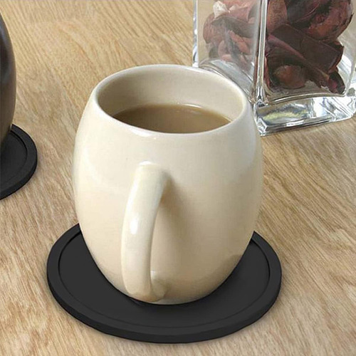 12 Portavasos Para Mesa Antideslizantes Plástico Resistente