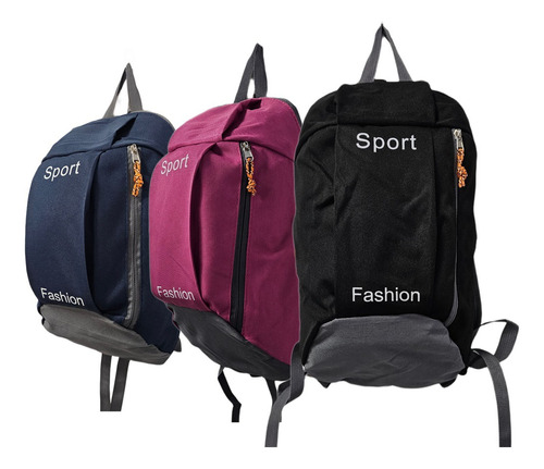 Mochila Compacta Deportiva Oxford 14l En 3 Colores