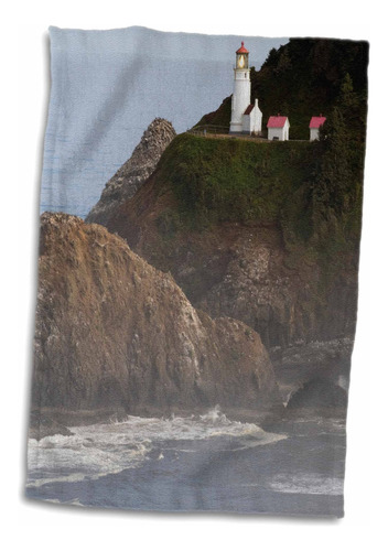 3d Rose Haceta Head Lighthouse-oregon-usa-us38 Rkl0016-...