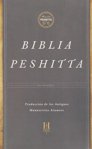 Biblia Peshitta, Negra Imitación Piel Con Cinta Marcadora