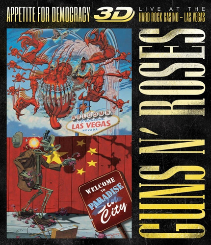 Guns N' Roses Appetite For Democracy 3d Live Casino Blu-ray 