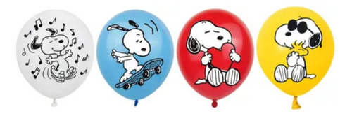 Ngj Kit De Decoracion Cumpleaños Globos Snoopy 30pcs Decoración Para Fiesta De Cumpleaños Con Temática De Snoopy