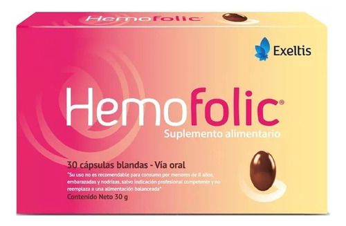 Hemofolic 30 Cápsulas