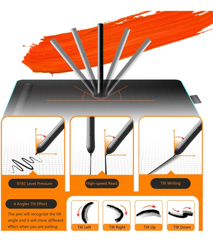 Letsketch Graphics Drawing Tableta Dibujo 8.26 5.5 Pulgadas