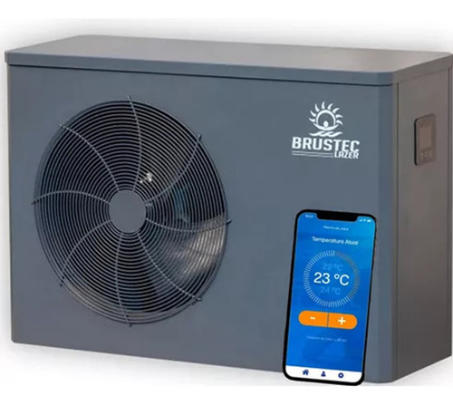 Trocador De Calor Br-60 Brustec Até 60m³ Wi-fi Inverter