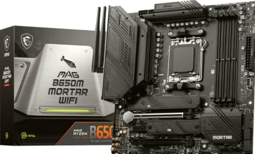 Msi Mag B650m Mortar Placa Base Wi-fi Para Juegos (amd Am5,