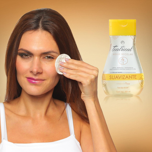 Teatrical Agua Micelar Suavizante 600 Ml - mL a $11