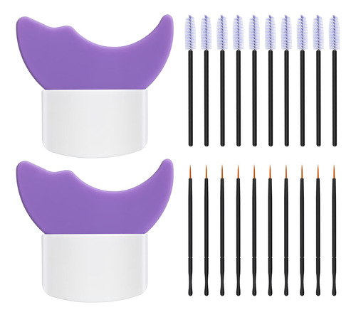 2+20 Almohadillas De Mascara De Pestanas Y Sombra De Ojos Co